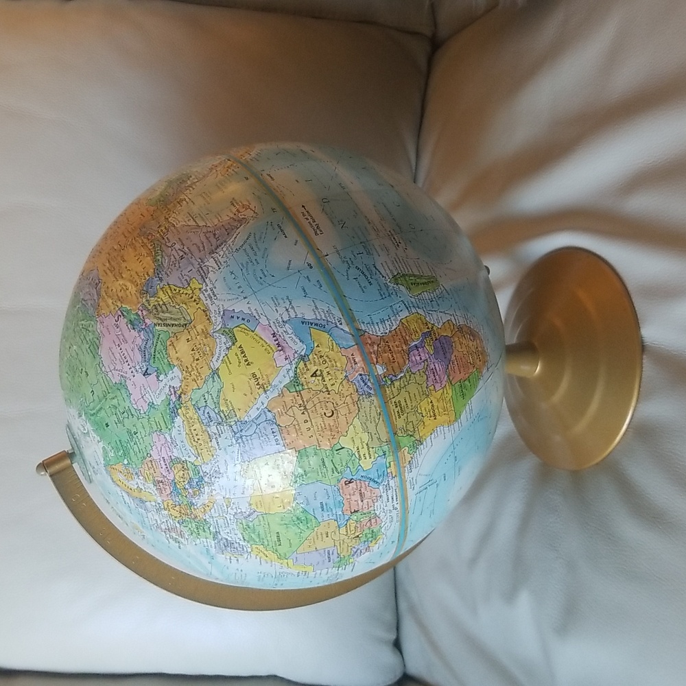 Vintage RARE Globemaster Rotating Globe 1980's